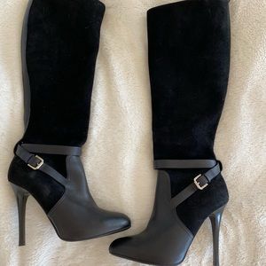 Ralph Lauren Collection Black Stiletto Boots